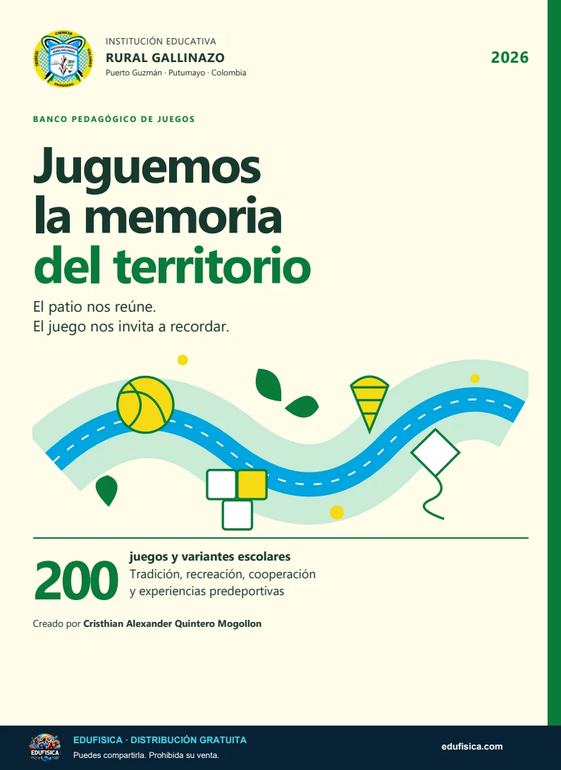 Portada de Juguemos la memoria del territorio, Cartilla Gallinazo