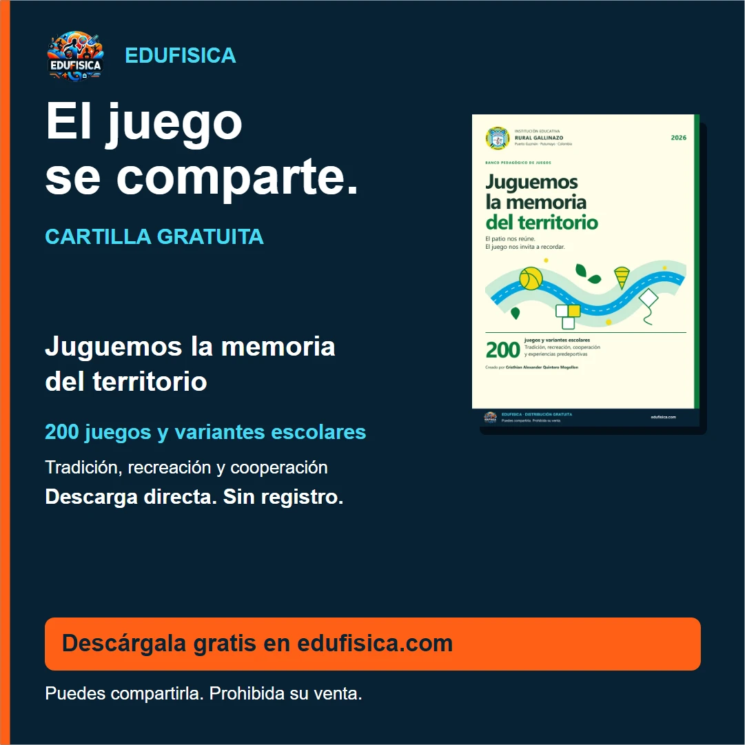 Cartilla gratuita Juguemos la memoria del territorio: 200 juegos y variantes escolares