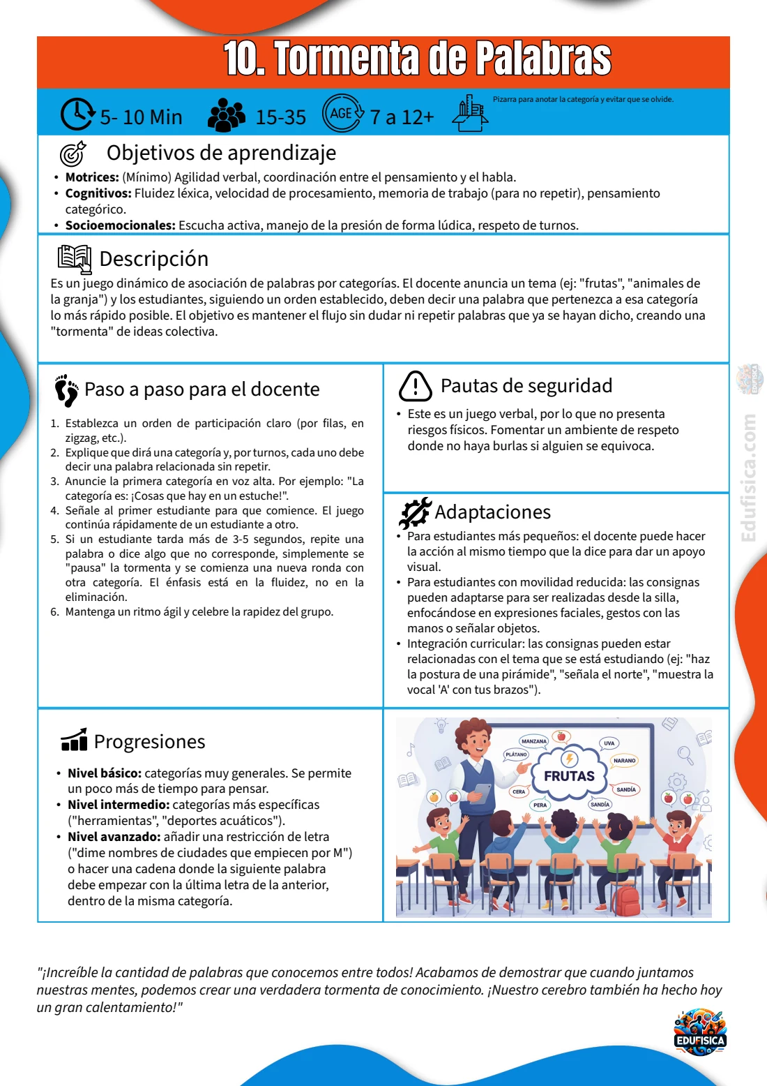 Vista 9 de 369 juegos en el aula · Plan B