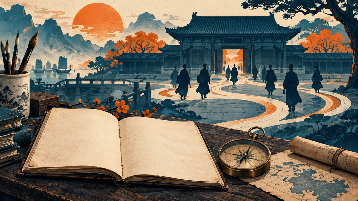 Composición conceptual sobre china 1861 1894