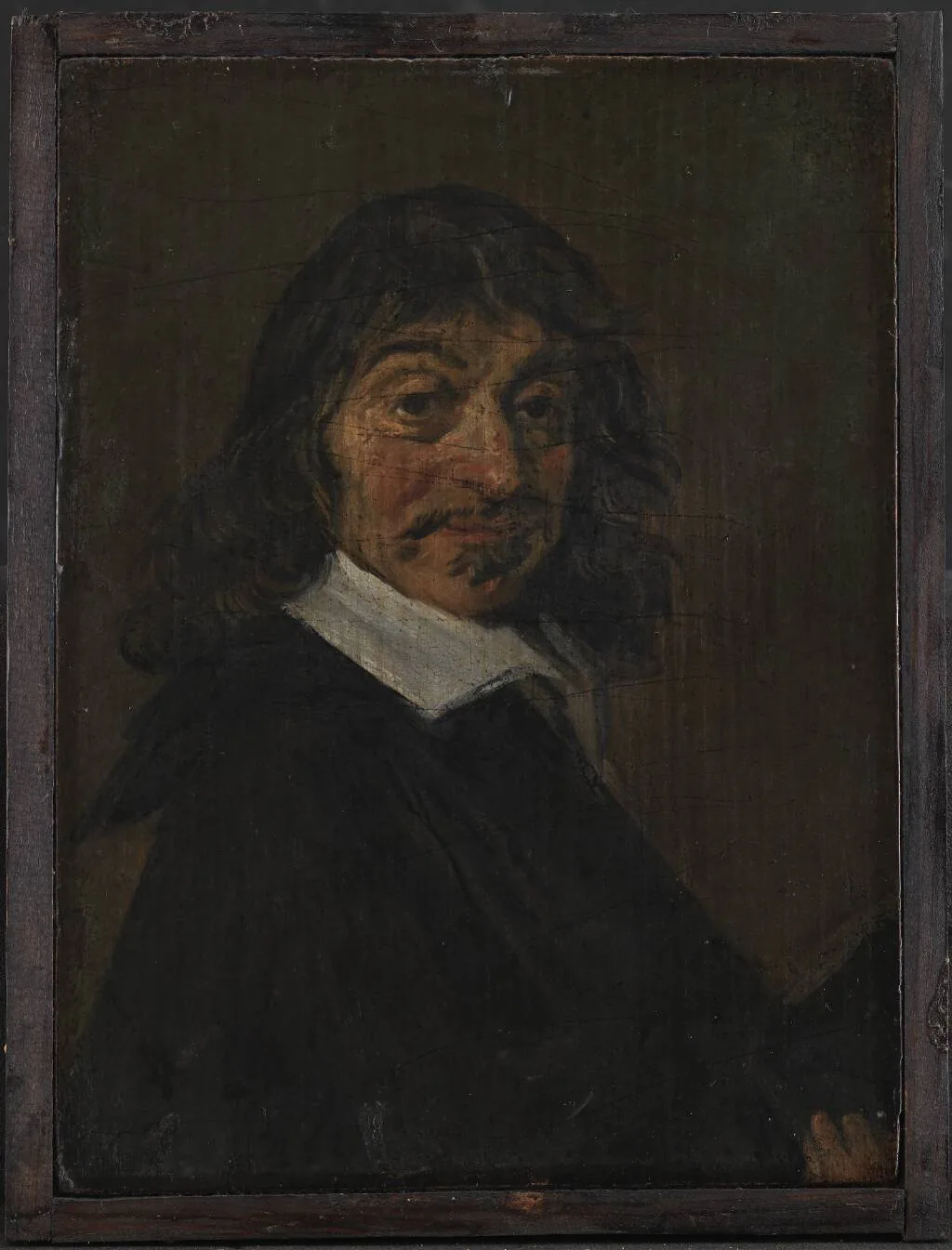 Retrato histórico del filósofo René Descartes, pintado por Frans Hals.