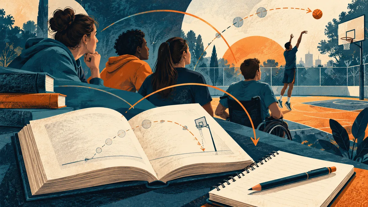 Ilustración conceptual sobre dewey experiencia pensamiento