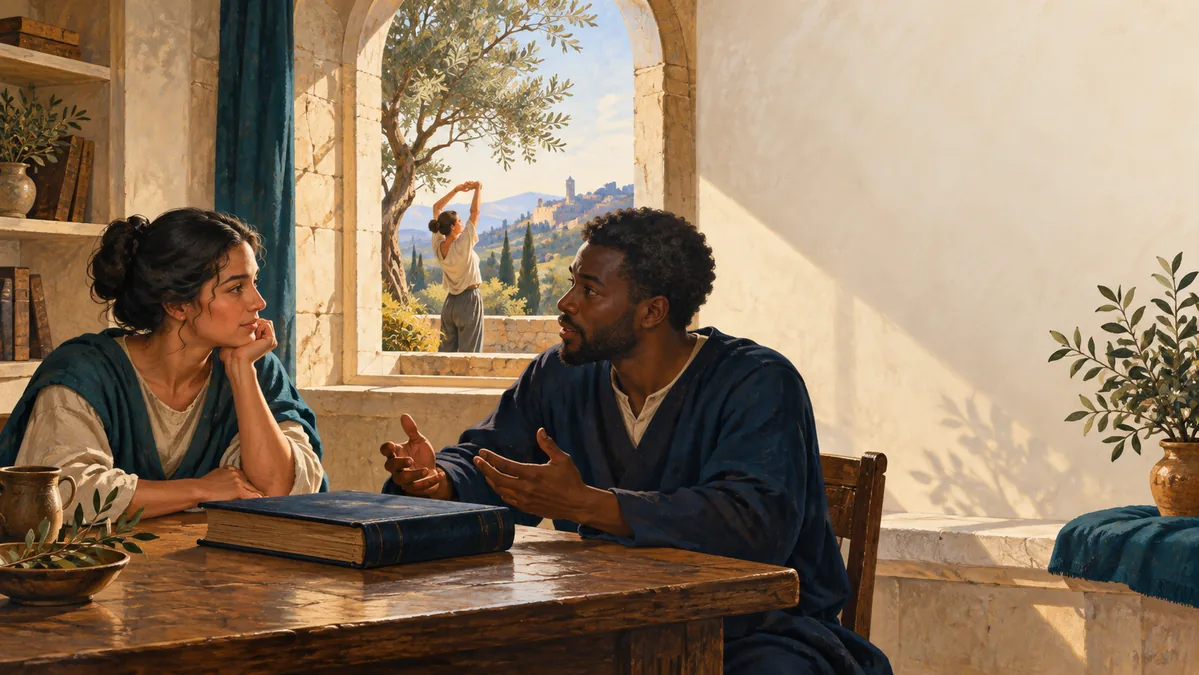 Ilustración conceptual de conversación, estudio y descanso corporal.