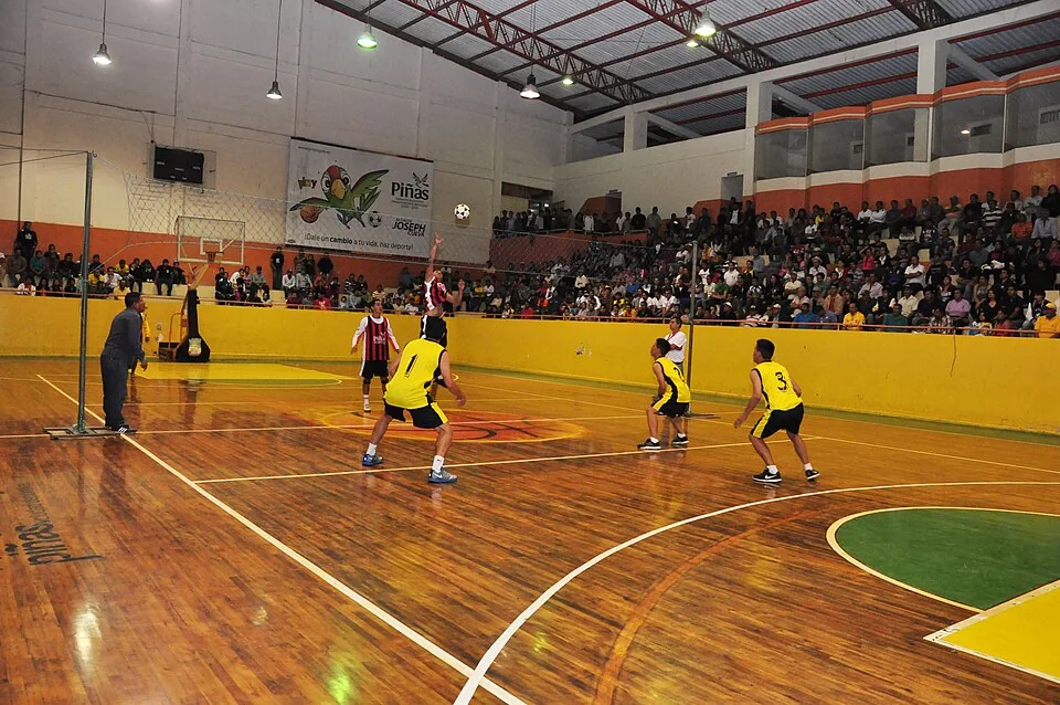 Partido del Campeonato Nacional de Ecuavóley en Piñas en 2013