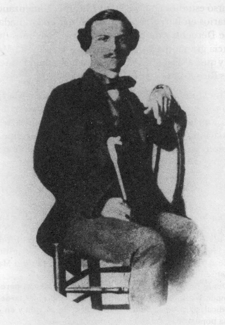 Retrato de Francisco Giner de los Ríos de 1856, pedagogo de la Institución Libre de Enseñanza