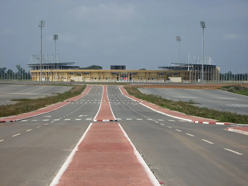 Vista del Estadio de Bata en Guinea Ecuatorial