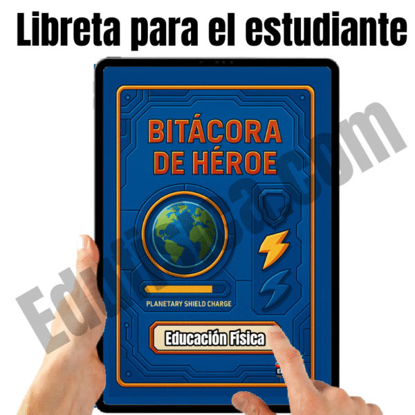 Kit de Educación Física (8-9 años): Academia de Héroes | 20 Sesiones Gamificadas (+240 Actividades), Cuento Narrativo en Video, Evaluación Automatizada, Manual del Docente, Diario del Estudiante y Recursos Gráficos