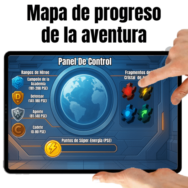 Kit de Educación Física (8-9 años): Academia de Héroes | 20 Sesiones Gamificadas (+240 Actividades), Cuento Narrativo en Video, Evaluación Automatizada, Manual del Docente, Diario del Estudiante y Recursos Gráficos