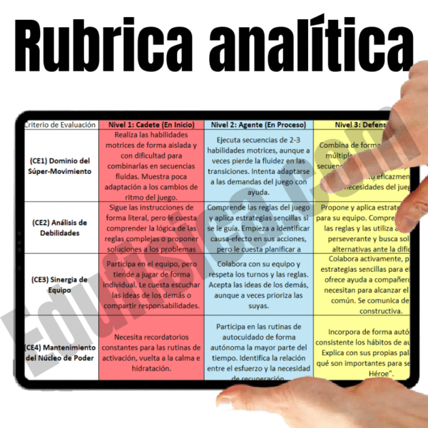 Kit de Educación Física (8-9 años): Academia de Héroes | 20 Sesiones Gamificadas (+240 Actividades), Cuento Narrativo en Video, Evaluación Automatizada, Manual del Docente, Diario del Estudiante y Recursos Gráficos