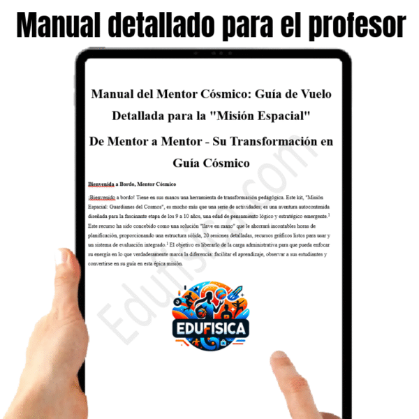 Kit de Educación Física (9-10 años): Misión Espacial | 20 Sesiones Gamificadas (+240 Actividades), Cuento Narrativo en Video, Evaluación Automatizada, Manual del Docente, Diario del Estudiante y Recursos Gráficos