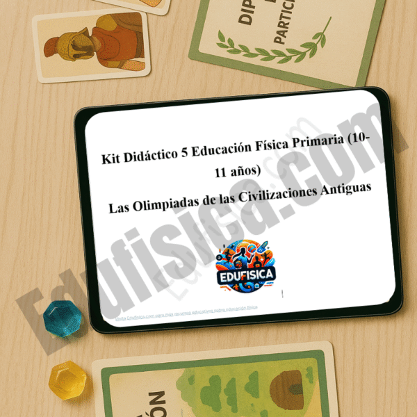 Kit de Educación Física (10-11 años): Olimpiadas Antiguas | 20 Sesiones Gamificadas (+240 Actividades), Cuento Narrativo en Video, Evaluación Automatizada, Manual del Docente, Diario del Estudiante y Recursos Gráficos