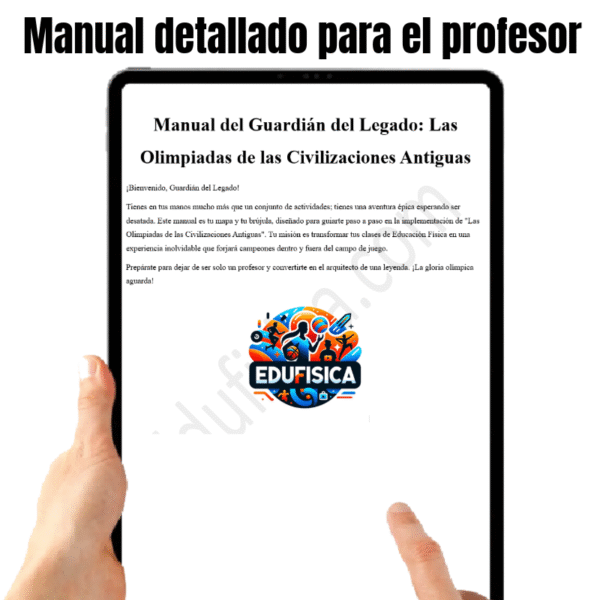 Kit de Educación Física (10-11 años): Olimpiadas Antiguas | 20 Sesiones Gamificadas (+240 Actividades), Cuento Narrativo en Video, Evaluación Automatizada, Manual del Docente, Diario del Estudiante y Recursos Gráficos