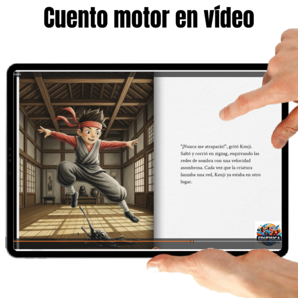 Kit de Educación Física (7-8 años): La Senda del Ninja | 20 Sesiones Gamificadas (+240 Actividades), Cuento Narrativo en Video, Evaluación Automatizada, Manual del Docente, Diario del Estudiante y Recursos Gráficos