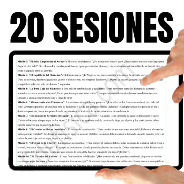 Kit de Educación Física (6-7 años): Aventura en la Jungla | 20 Sesiones Gamificadas (+240 Actividades), Cuento Narrativo en Video, Evaluación Automatizada, Manual del Docente, Diario del Estudiante y Recursos Gráficos